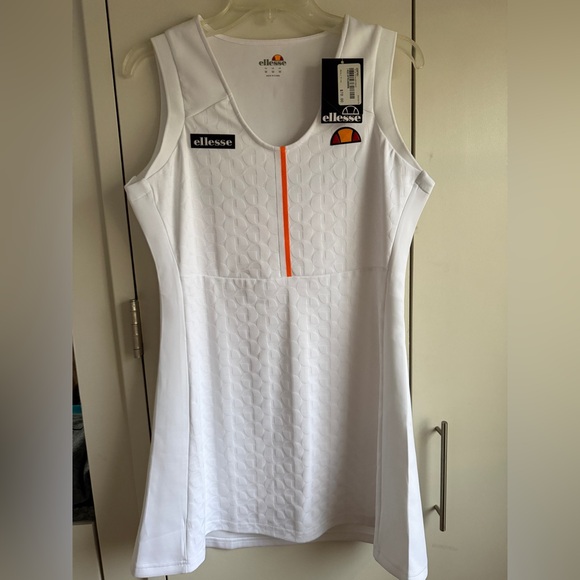NWT Ellesse Women's Tregirls Dress for pickleball/tennis, white, MSRP $70-100, M - Picture 3 of 13